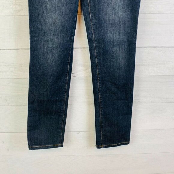 Chicos Platinum Denim Womens Jean Stretch Slim Leg Mid Rise Size 0 | S | 4 Reg - Picture 4 of 12